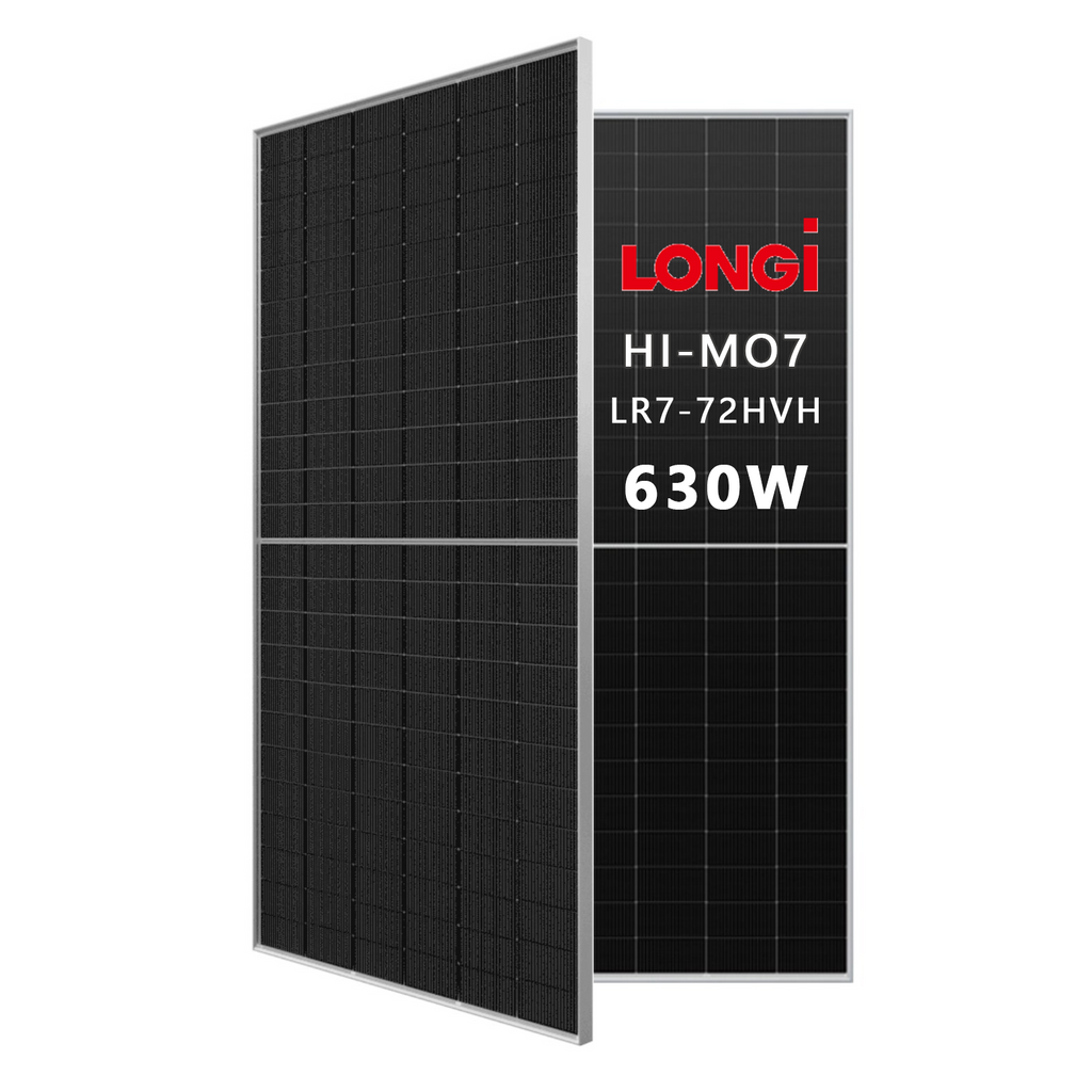Longi Hi-MO X7 LR8-66HGD 625W Half Cell Full Black Solar Panel